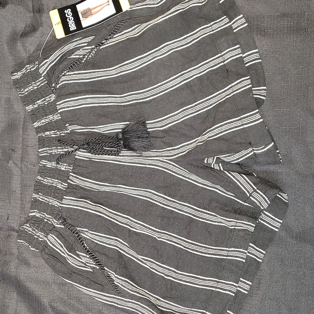 Briggs striped shorts - elastic waist